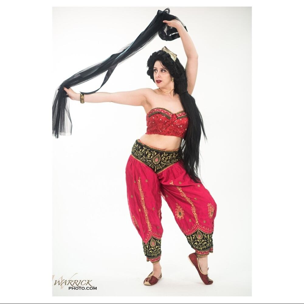 Red princess jasmine costume from Aladdin